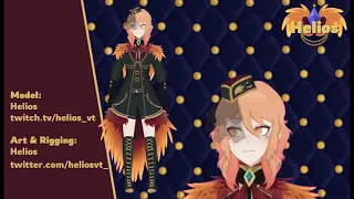 [Vtuber] Helios P. Ashes: Model Showcase[Live2D]