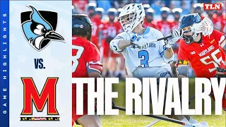 THE BIGGEST RIVALRY IN COLLEGE LACROSSE! Johns Hopkins vs. Maryland | 2022 Highlights