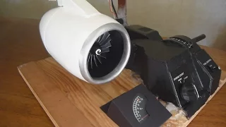 Homemade Electric Jet Engine Working Model (1:24 scale) Part 2
