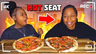 I PUT MY MOM IN THE HOT SEAT 🔥**SPICY**