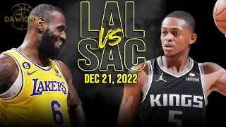 Los Angeles Lakers vs Sacramento Kings Full Game Highlights | December 21, 2022 | FreeDawkins