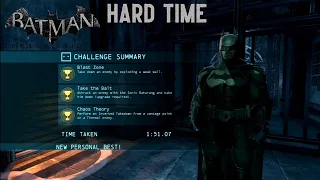 Hard Time Stealth Challenge 3 Medals No Damage Batman Arkham Origins