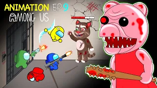 Among Us vs Roblox Piggy + Talking Tom Animation EP9 - 어몽어스 VS 좀비 애니메이션 9화