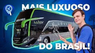 Como é viajar no ônibus mais luxuoso do Brasil! Luxor da Levare