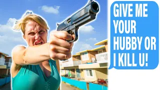Karen Demands I DIVORCE My Husband! Shoots At Me When I Refuse!