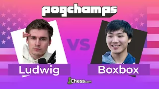 @BoxBoxMisses Multiple Winning Chances vs @ludwig | Chess.com PogChamps