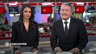 WATCH LIVE: CBC Vancouver News at 6 for Feb. 1 — Suspect Manhunt, Pot Protest, Family Reunification
