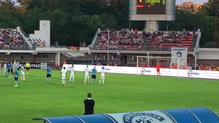 Динамо Брест - Атромитос (Греция). Пенальти Савицикий 2:0