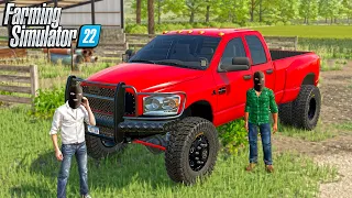 THEY STOLE MY TRUCK RIGHT OUT OF THE FARM?! (SURVIVAL FARMING)