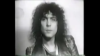 MARC BOLAN. [ FRENCH TV INTRVIEW ] T REX.