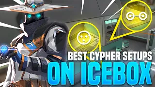 CYPHER SETUPS ON ICEBOX! //  *ALL* CYPHER DEFENCE TRAPS ON ICEBOX! (Valorant)