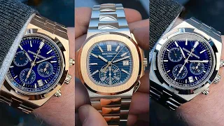 The Patek Philippe Nautilus VS The Vacheron Constantin Overseas