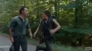The Walking Dead 6x10 Rick Daryl jesus