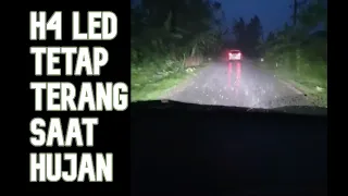 Lampu H4 LED Tetap Terang dan Fokus Saat Hujan