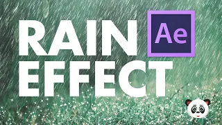 EASY RAIN EFFECT ADOBE AFTER EFFECTS