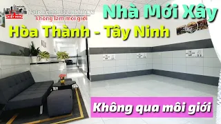 Nhà rộng 6 mét mới xây 3 phòng ngủ 4 toilet sân đậu ô tô giá rẻ 1 tỷ 298 triệu ở Hòa Thành Tây Ninh