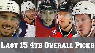 Ranking The Last 15 4th Overall NHL Draft Picks