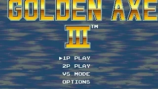 Golden Axe III (Mega Drive / Genesis longplay)