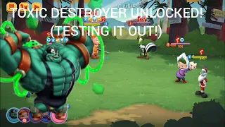 TOXIC DESTROYER UNLOCKED! (TESTING IT OUT!)