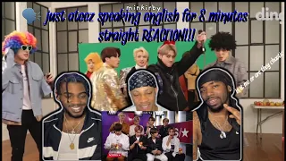 just ateez speaking english for 8 minutes straight REACTION!!!