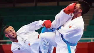 Boran Berak (CRO) Vs Steven Dacosta (FRA)-67kg Bronze Medal Match European Karate Championships 2022