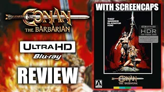 CONAN THE BARBARIAN (1982) | ARROW VIDEO 4K BLU-RAY | 4K VIDEO REVIEW | WITH SCREENCAPS