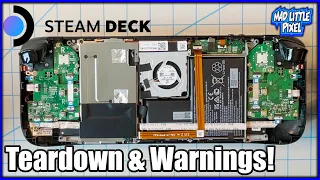 Valve Steam Deck TEARDOWN With A Lot Of WARNINGS! Don't Do It?!