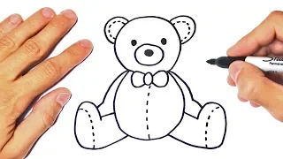 How to draw a Teddy Bear Step by Step | Drawings Tutorials