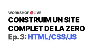 🔴LIVE - Workshop 10 - Mobile First Responsive Web Design - din Figma în #HTML și #CSS