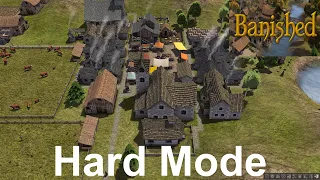 Banished - Mountains, harsh, hard, w/ disasters - No mines / quarries - Walkthrough / No commentary