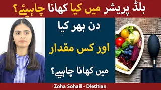 Blood Pressure Mein Kya Khana Chahiye Aur Kya Nahi Khana Chahie | Diet Plan For High Blood Pressure