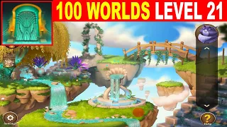 100 Worlds LEVEL 21 Walkthrough - Escape Room Game 100 Worlds Guide