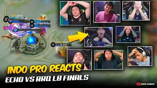 INDO PRO PLAYERS REACTION on ECHO vs RRQ M4 LOWER BRACKET FINALS. . .😮