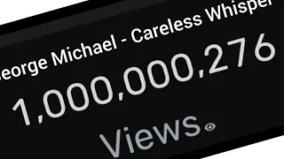 "CARELESS WHISPER" hit 1 BILLION VIEWS!!! #carelesswhisper #georgemichael #1billionviews
