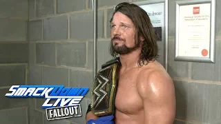 Hard work pays off for AJ Styles: SmackDown LIVE Fallout, Nov. 7, 2017