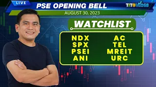 STOCKS REVIEW BY REQUEST | PSE Opening Bell Live August 25, 2023