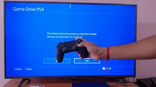 How to SETUP PS4 GAME DRIVE External Storage 4TB?