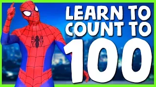 1⃣0⃣0⃣ Learn To Count To 100 With Spiderman 🕷 Spiderman Superhero Sing Along Songs 🕸