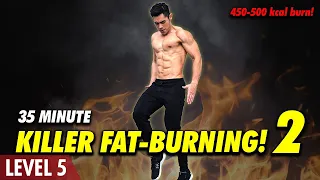 Killer Fat Burning Home Workout 2 (Level 5-6)