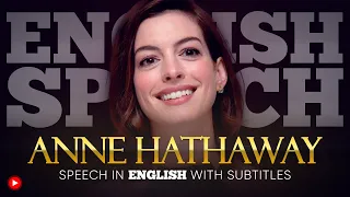 ENGLISH SPEECH | ANNE HATHAWAY: Hollywood Walk Of Fame (English Subtitles)