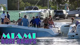 Things Get Real Bro You Hit My Boat!! | Miami Boat Ramps | Black Point Marina