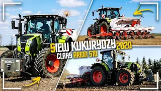 🌱 Siew Kukurydzy 2020 🌽 Claas Arion 510 & Kuhn 🚜 John Deere 6120M & Unia Kombi 😃 ❗Uprawa i Siew❗