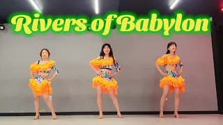 Rivers of Babylon Linedance/Easy Beginner/💃리버스 오브 바빌론 라인댄스❤️❤️