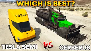 GTA 5 ONLINE: CERBERUS VS TESLA SEMI (WHICH IS BEST?)