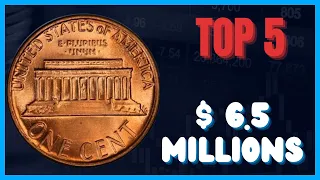 Top 5 Ultra Most Searching Valuable D-Lincoln pennies worth || Rare Coins Worth Millions