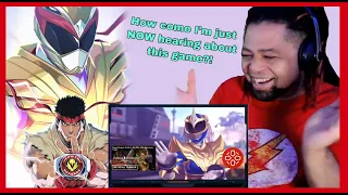Power Rangers: Battle for the Grid - Street Fighter Crossover Trailer Reaction!!