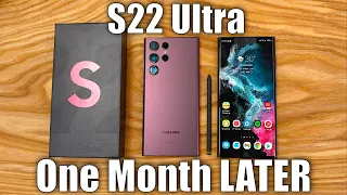 Samsung Galaxy S22 Ultra Review - 1 Month Later!