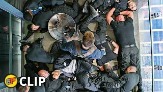 Elevator Fight Scene | Captain America The Winter Soldier (2014) Movie Clip HD 4K
