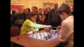 HISTORY Polgar, Judit Age 33  vs  Carlsen, Magnus Age 18 BLITZ Tal memorial