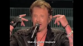 Johnny Hallyday -   Quand on n'a que l'amour ( Bruxelles 2012 Lyrics)  ❤️